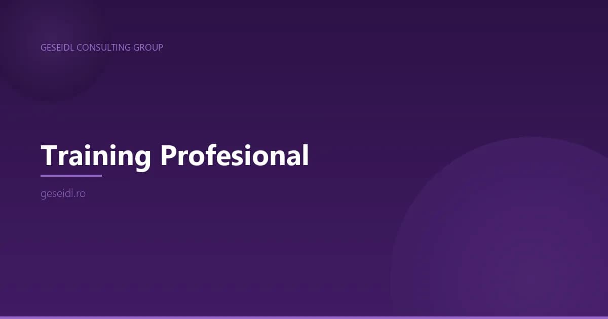 Training Profesional: Raportări anuale și termen D205 — Februarie 2026