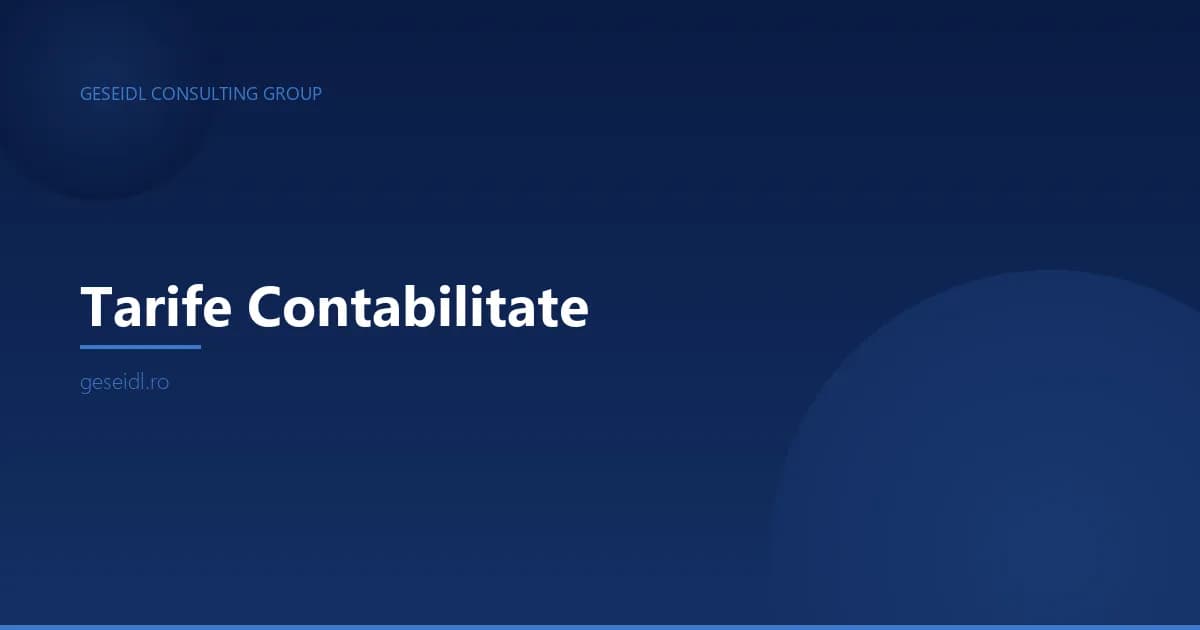 Tarife Contabilitate: Raportări anuale și termen D205 — Februarie 2026