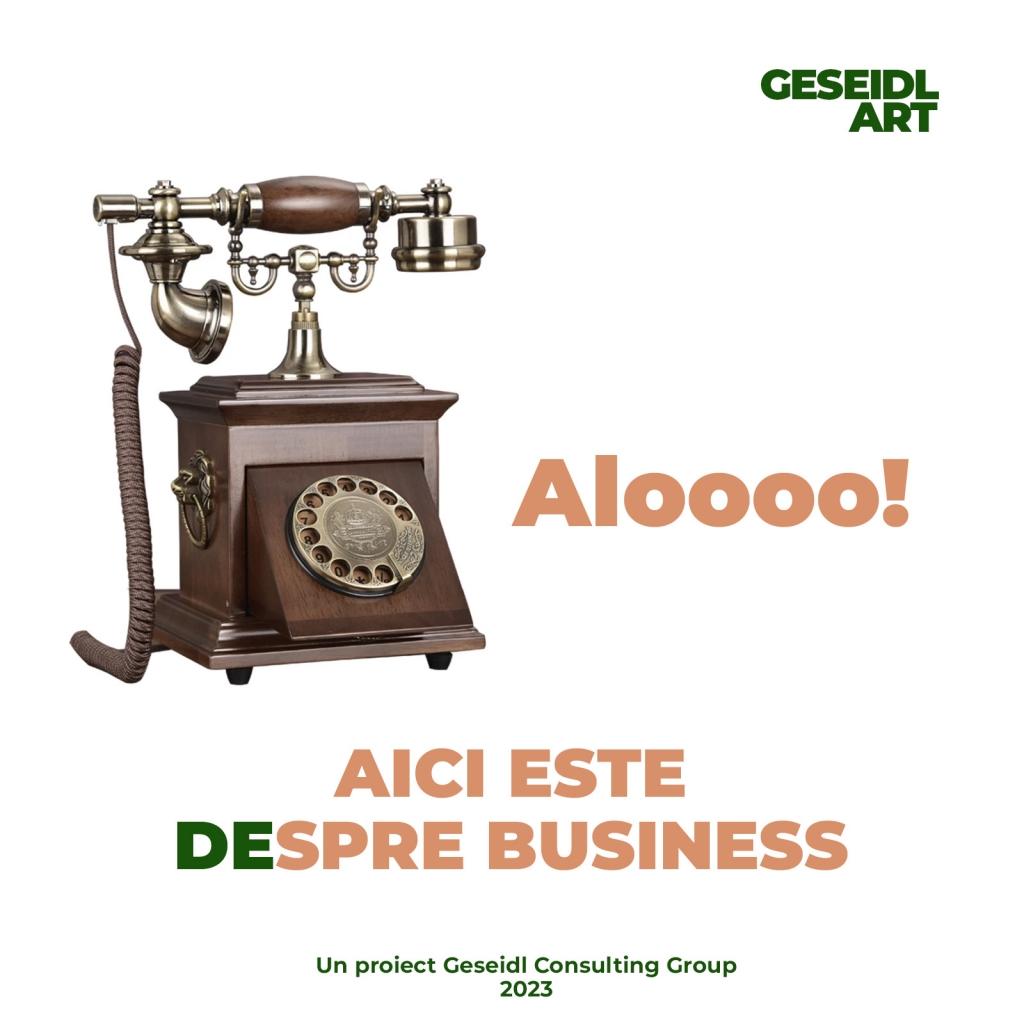 Alo! Aici este (de)spre business.