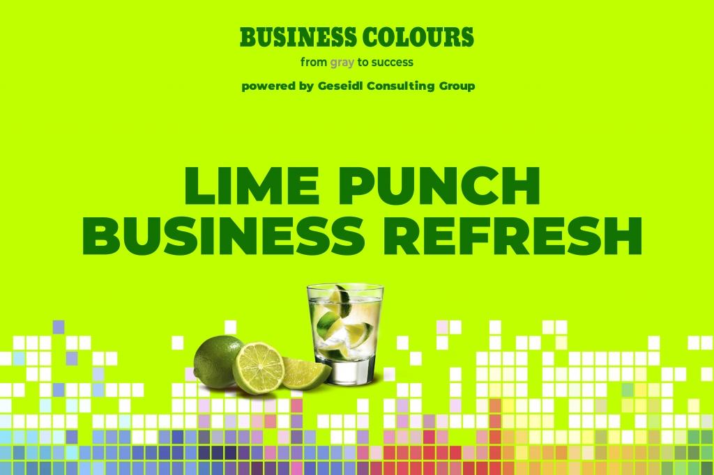 Lime Punch Colour. Refresh Your Business